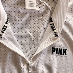 Medium PINK Windbreaker jacket $15