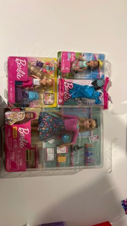 Barbie Doll Sets Lot of 3