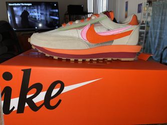 Nike LD Waffle   Sacai Kiss of Death Net Orange Blaze