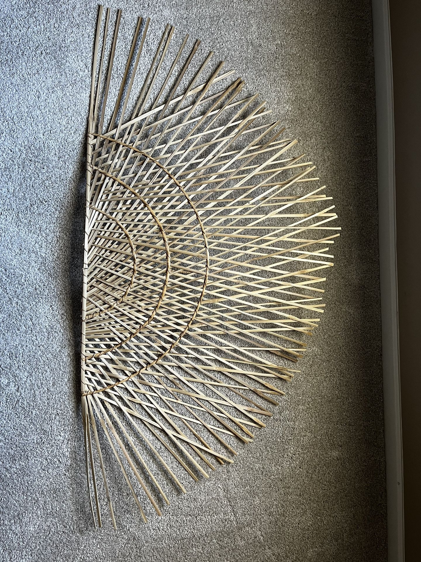 Woven Fan Headboard