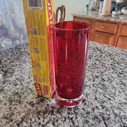 Red Candle Holder