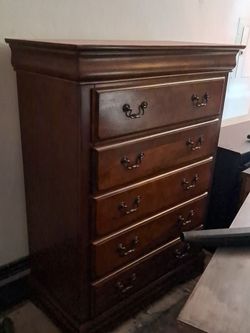 Tall Wood Dresser
