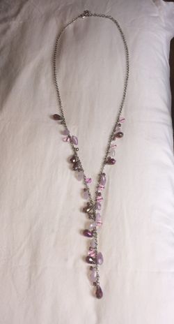 Vera Wang Purple Crystal Necklace