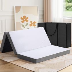 Tri Fold Mattress - 4 Inch - Sealed New (In Box)