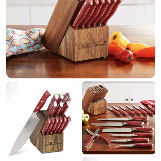 The Pioneer Woman Red Knife Set for Sale in Hoboken, GA - OfferUp