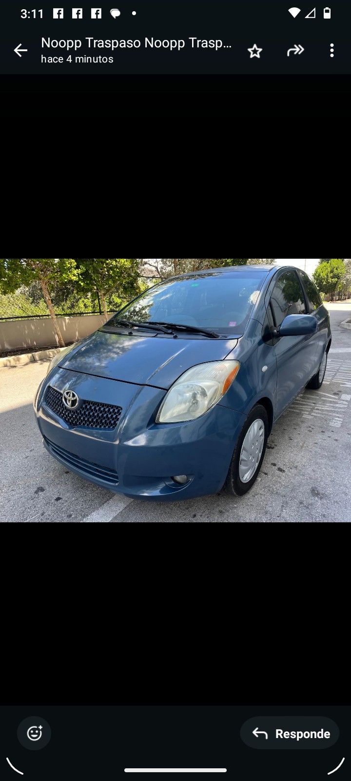 Toyota Yaris Automático 4 Cilindros Título Limpio