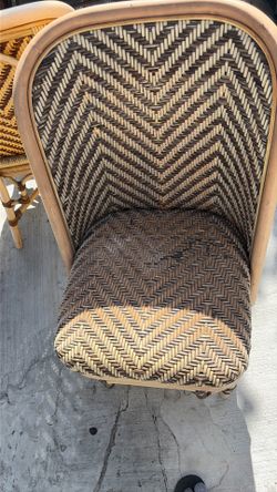 Bamboo chairs