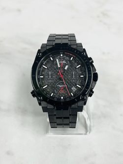 B U L O V A 98B257 CHRONOGRAPH BLACK W A T C H