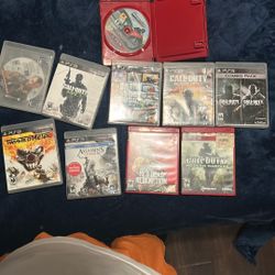 PlayStation three games all of them for 20 bucks