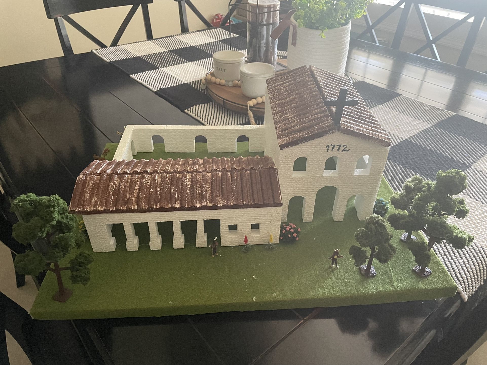 San Luis Obispo Mission model