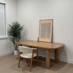 Article White Oak Dining Table For 6 