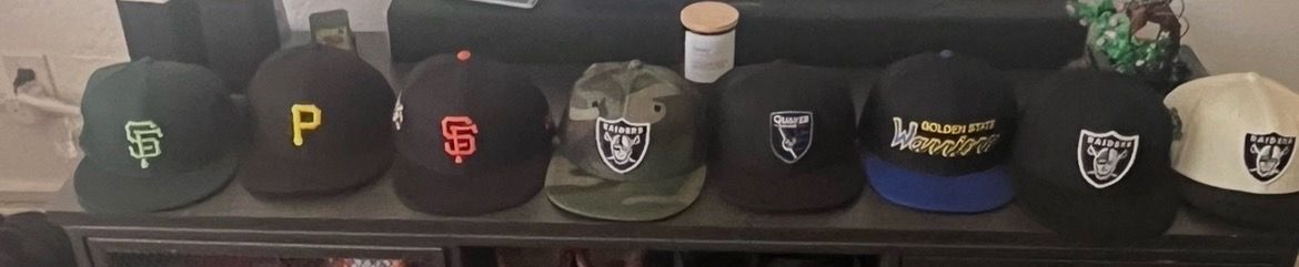New Era Fitted Hats 7 1/4