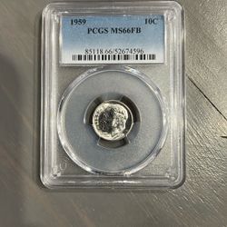 1959 - MS 66 FB - Full Bands