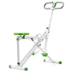 FREE: Sunny Health & Fitness Squat Assist / Row-N-Ride Machine (Folds Flat)