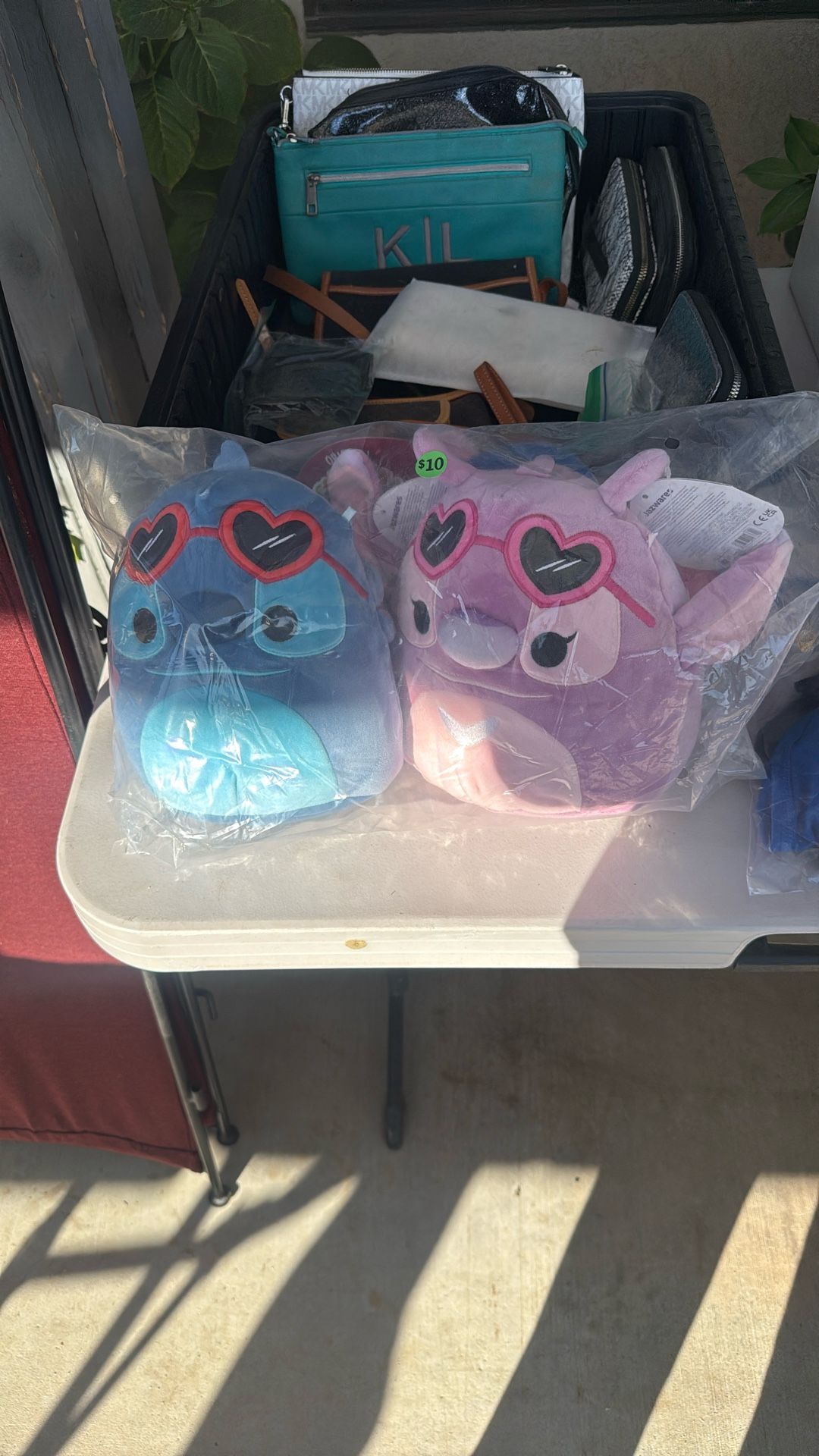 Stitch And Angel Squishmallows - Brand New