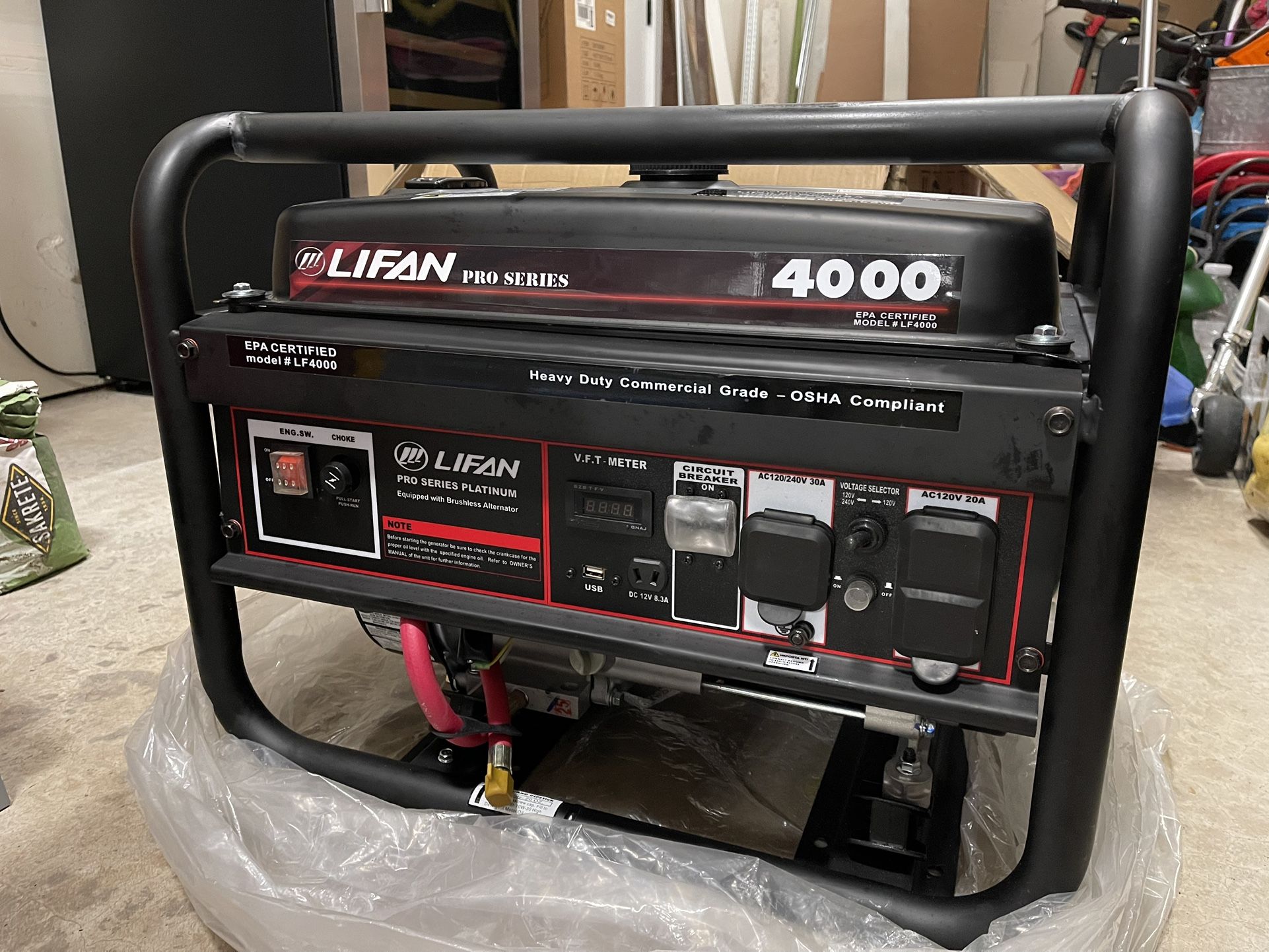 Lifan Pro Series 4000w Portable Generator
