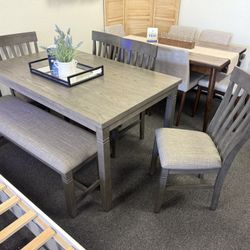 Dining Table With 4 Chairs And A Bench 