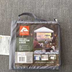 Outdoor projector screen