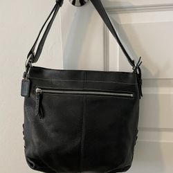 Coach Hobo Pebble Leather Handbag 