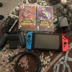 Nintendo Switch & Pokémon Violet & Scarlet Games