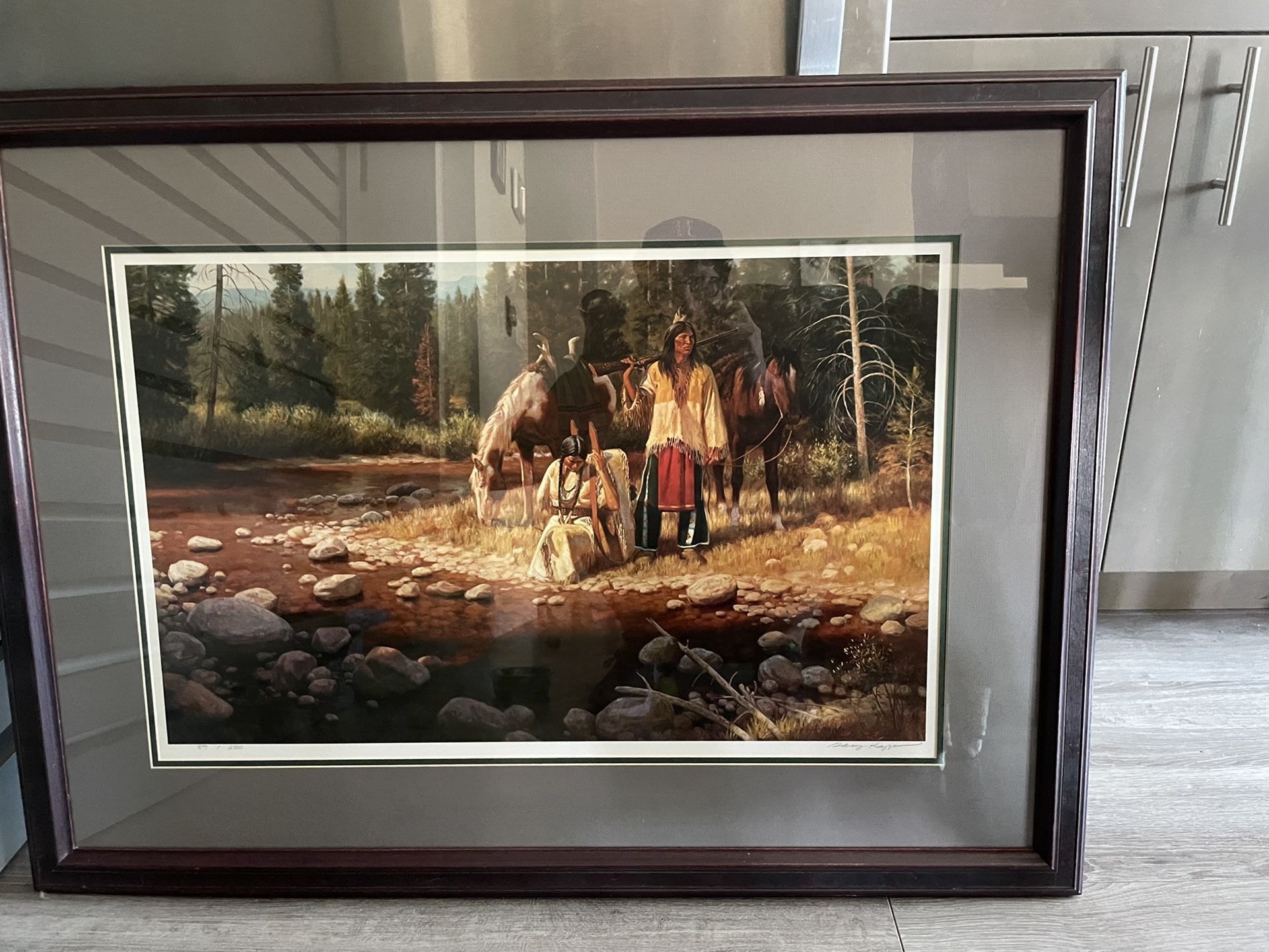 Gary Kapp Signed Limited Print Numbered 89 Of 250 Very Rare