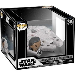 Funko Pop Lando With Millennium Falcon Star Wars