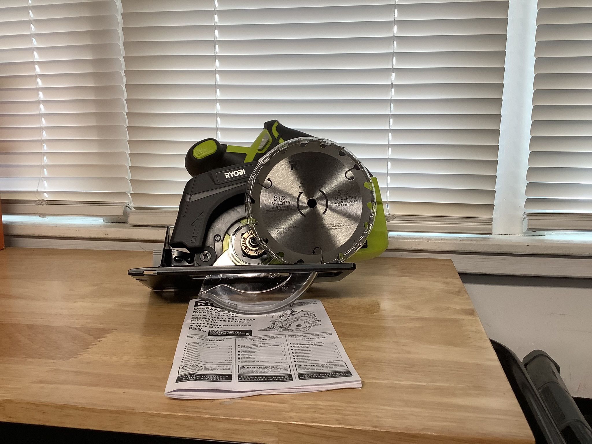 P505 RYOBI Circular Saw 5 1/4” Tool Only