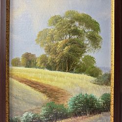 Tree On The Hill Oil Painting 