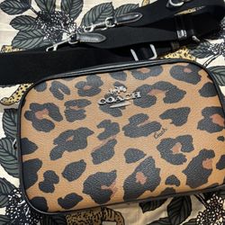 Coach Leopard Camera Bag
