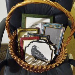 Misc Home Items Basket Picture Frames & Wall Hangings Lot