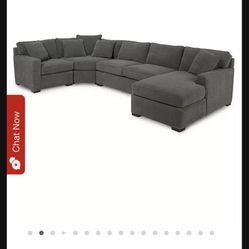  Macy ‘s Sectional Sofa ( Grey Brown)