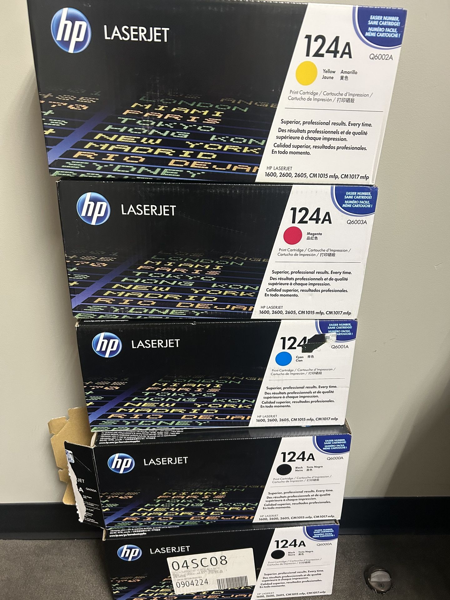 HP Laser Jet 124A and HP Laser jet 12A - New in Box