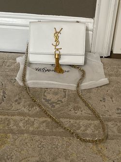Tassel Chain Bag White