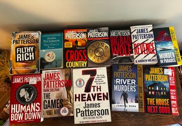 12 James Patterson Books for $15
