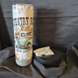 Stainless Steel 20oz Tumbler With Detachable Bluetooth Speaker 