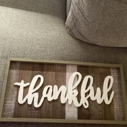 Thankful Sign 