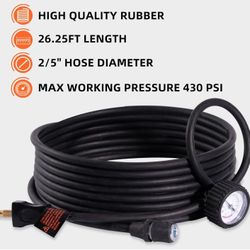 Compressor Hose With Gauge New