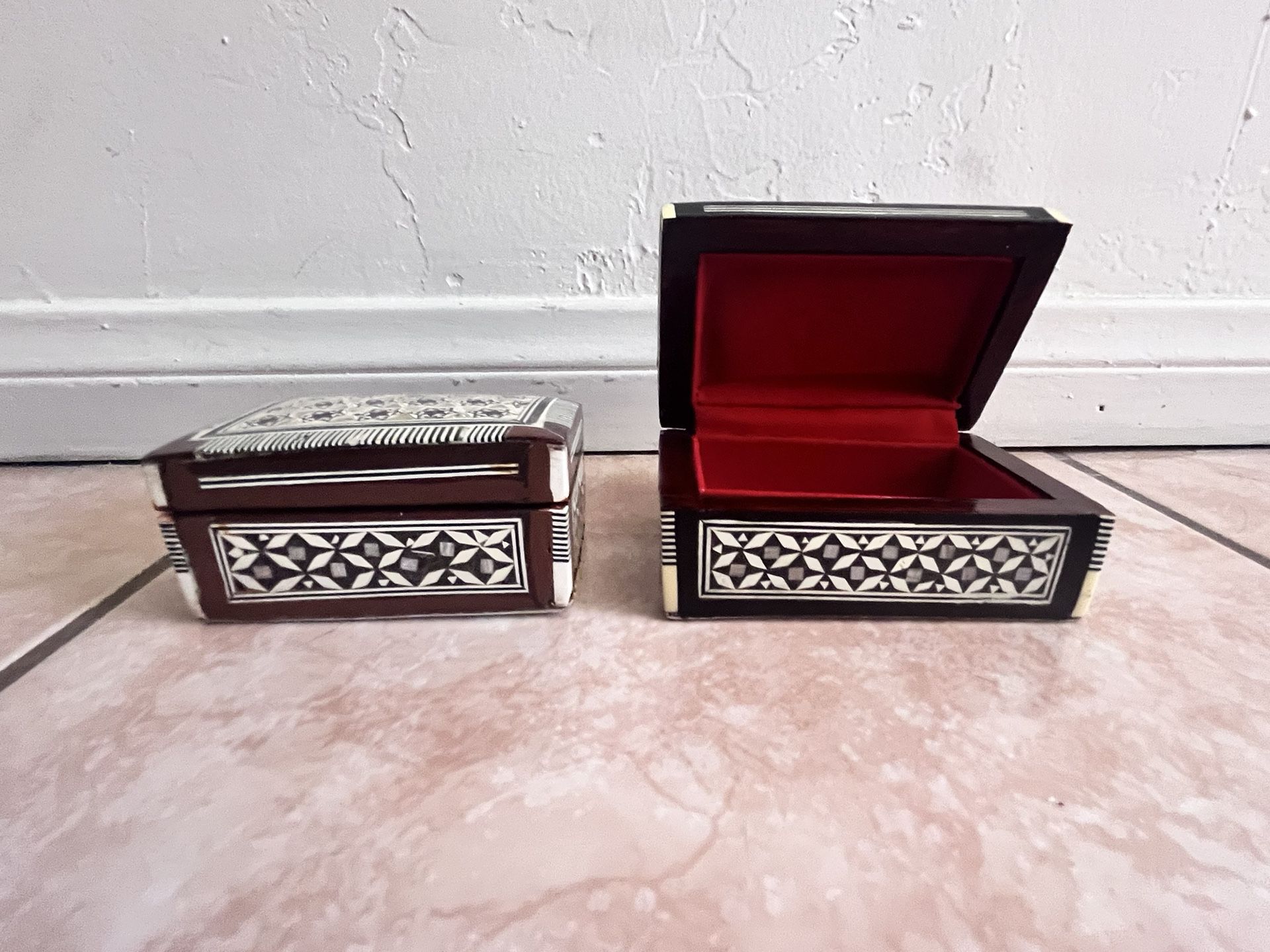 Vintage Egyptian Trinket Boxes 