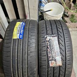 255/40r18 Accelera and lexani tires