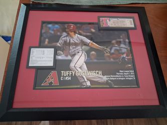 framed memorabilia display