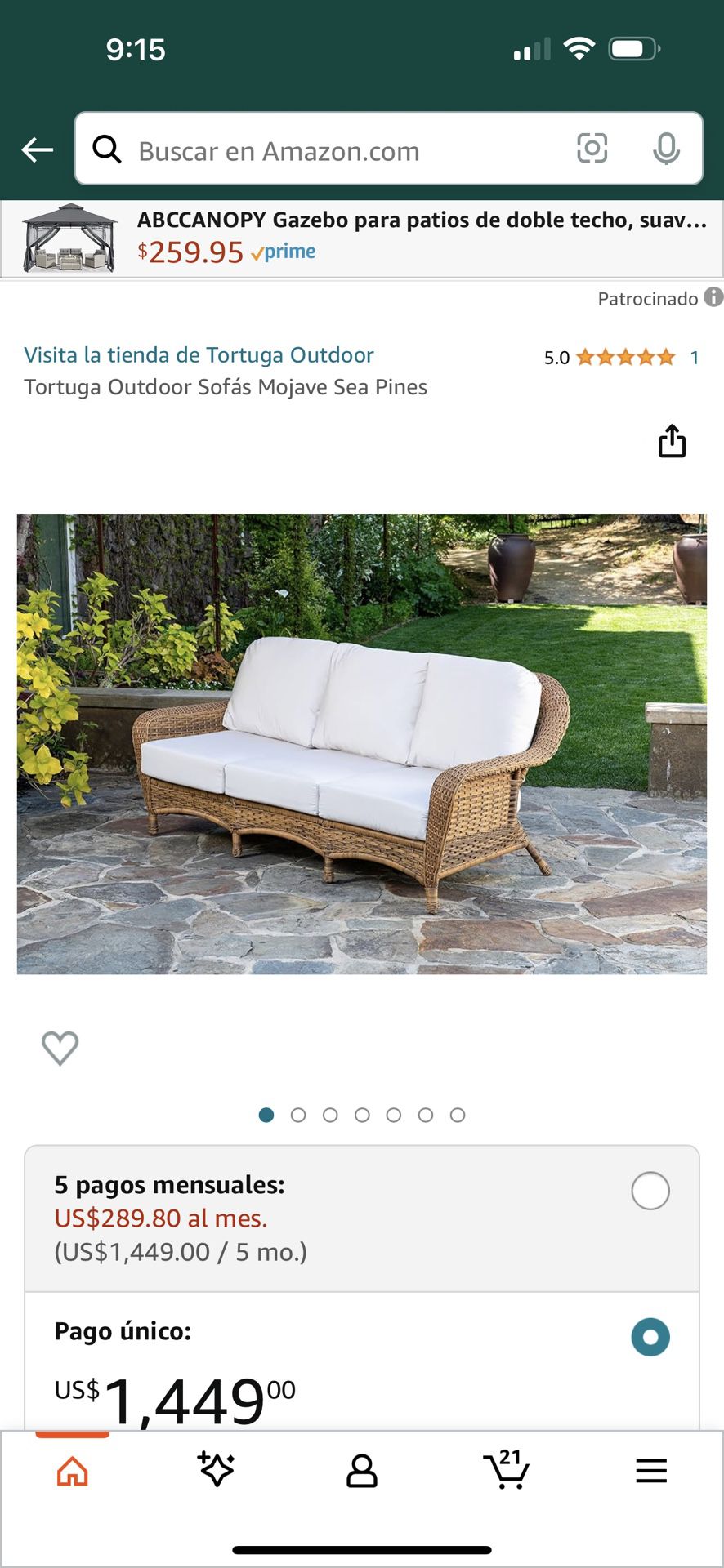 outdoor armchair