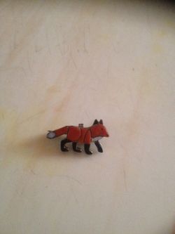 Fox Brooch 925