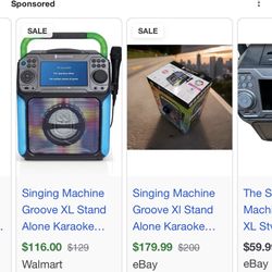 Groove XL, singing machine karaoke
