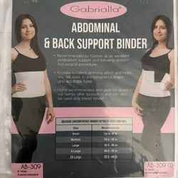 Gabrialla 9" Abdominal Binder - Elastic Medium Support