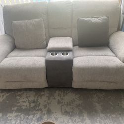 Sofa And Loveseat/recliner  Like New Bob Furniture
