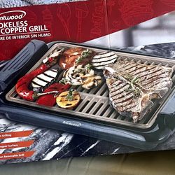 Smokeless indoor copper grill