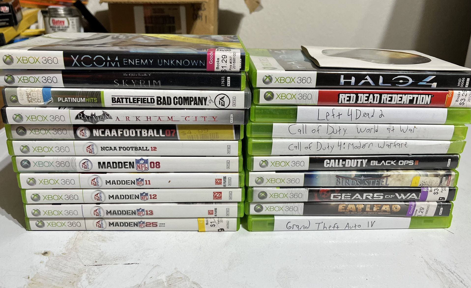 22 Xbox 360 Games Lot