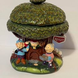 Keebler Hollow Tree Elves Cookie Jar 2016 Limited Edition Rare