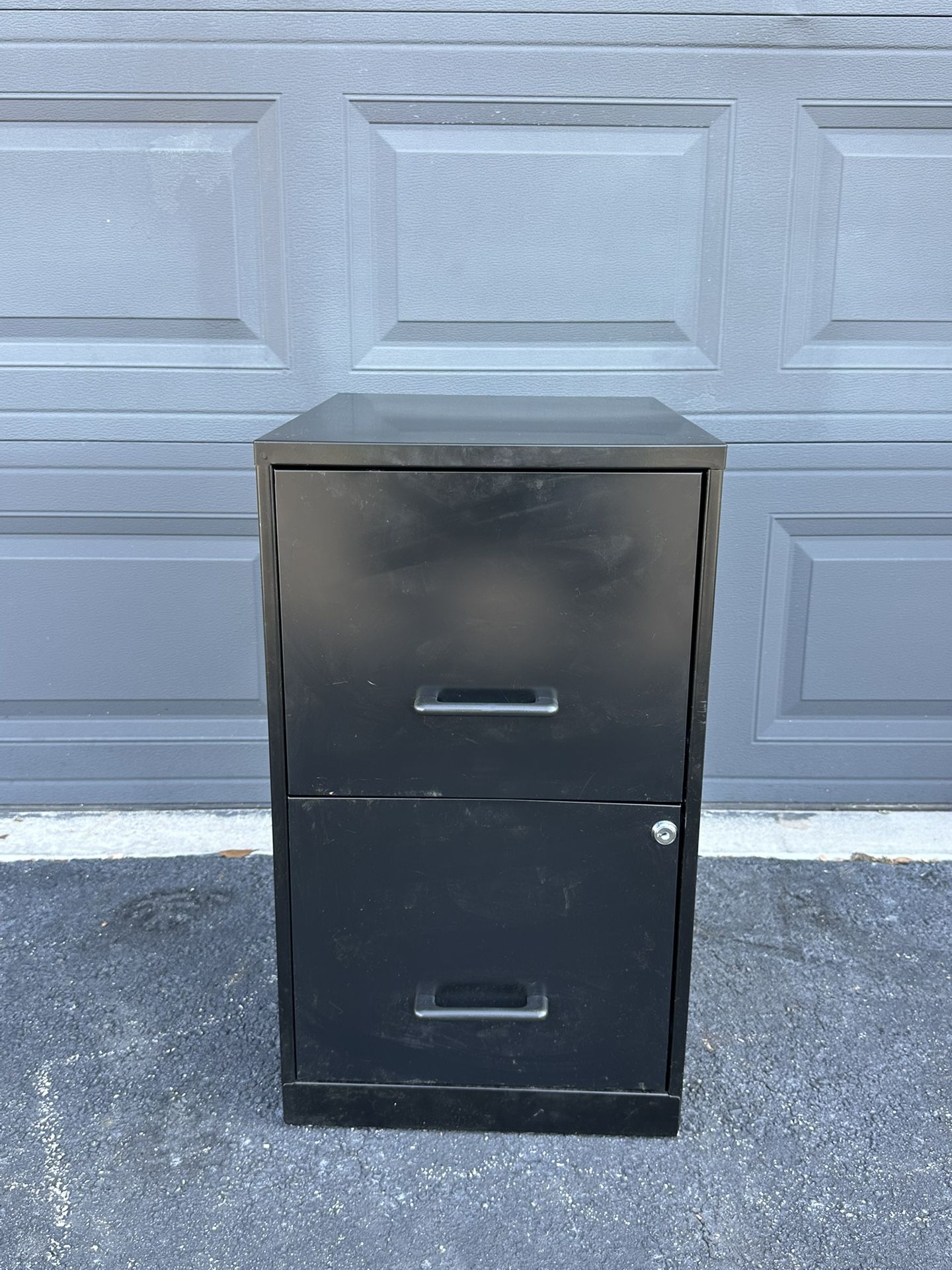 Black Metal Filing Cabinet