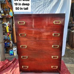 Solid Cherry Wood Dresser 